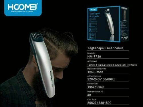 TAGLIA CAPELLI PROFESSIONALE RICARICABILE REGOLA BARBA RASOIO SENZA FILI