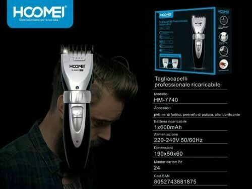 RASOIO ELETTRICO PROFESSIONALE TAGLIA CAPELLI BARBA RICARICABILE