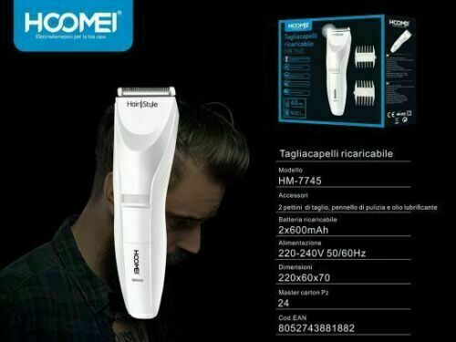 RASOIO ELETTRICO PROFESSIONALE TAGLIA CAPELLI BARBA RICARICABILE