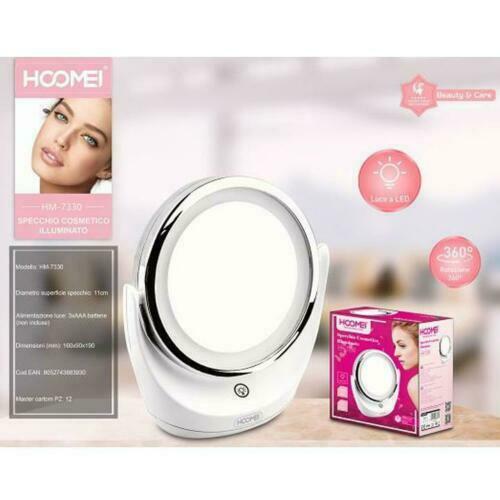 Specchio per trucco make a LED lampada tavolo