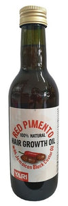 YARI 100% PURE NATURAL RED PIMENTO HAIR GROWTH OIL 250ML PER CAPELLI N SKIN