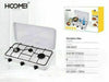 FORNELLO A GAS GPL FORNELLINO DA CAMPEGGIO CUCINA PORTATILE 3 FUOCHI