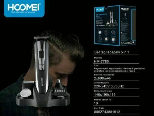 rasoio Tagliacapelli Senza Fili Ricaricabile Professionale Rasoio 5in1