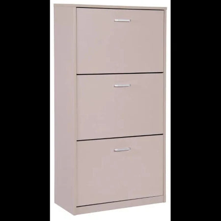 SCARPIERA 3 ANTE IN MELAMINA TORTORA 60X24X115