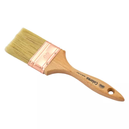 Pennellessa "Tripla" con setola cinese bionda e manico di legno