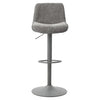 SGABELLO CINDY IN TESSUTO GRIGIO 50,5X45X88,5-110CM