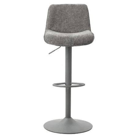 SGABELLO CINDY IN TESSUTO GRIGIO 50,5X45X88,5-110CM
