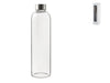 Bottiglia in vetro borosilicato trasparente con tappo in acciaio inox lt 1,0H&H