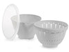 Contenitore colatutto in polipropilene con coperchio grigio cm22H&H