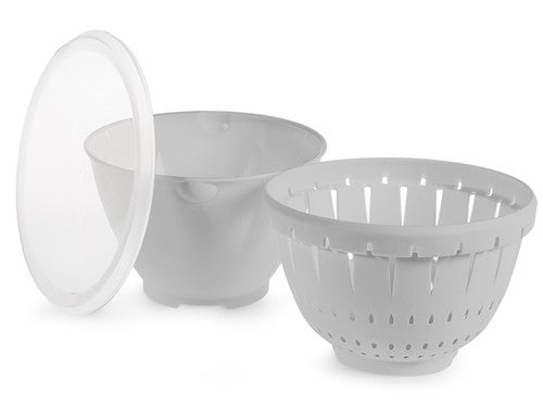 Contenitore colatutto in polipropilene con coperchio grigio cm22H&H