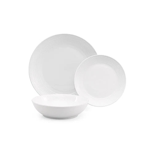 SET TAVOLA 18PZ ROYALE IN PORCELLANA  BIANCA