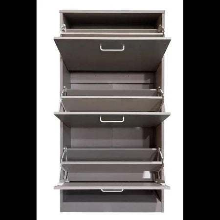 SCARPIERA 3 ANTE IN MELAMINA TORTORA 60X24X115