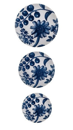 Set 18 piatti grandiflora decorata bluH&H
