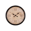 OROLOGIO DA PARETE IN PLASTICA STARK Ø50 CM NERO/NATURALE
