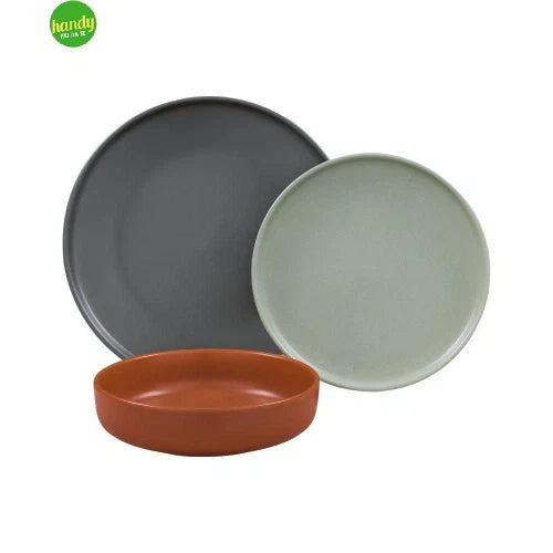 SET TAVOLA 18PZ SKANDIK DUNE IN STONEWARE