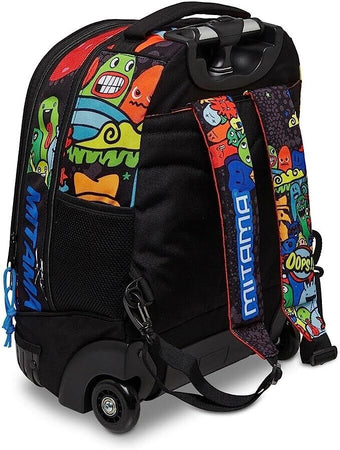 Mitama Star Zaino Con Ruote Trolley Ragazzo Bambina Scuola Elementare