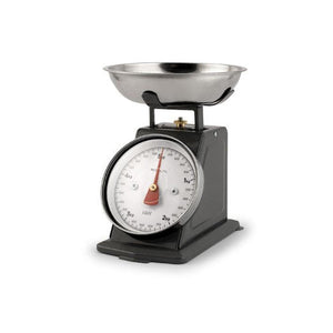 Bilancia cucina meccanica in acciaio inox colore antraciteH&H