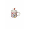 Brandani TAZZA L'ALLEGRA COMITIVA NEW BONE CHINA C/TAPPO E CANNUCCIA SILICONE gatto