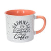 TOGNANA Mug 350 cc Happy Coffee Stoneware Happiness is a cup of Coffee