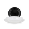 Arc - SET APY 18 PEZZI BIANCO E NERO - VETRO TEMPERATO LUMINARC