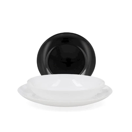 Arc - SET APY 18 PEZZI BIANCO E NERO - VETRO TEMPERATO LUMINARC