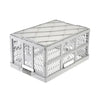 keeper - Cassa pieghevole con maniglie ergonomiche cm 54x37x28 capienza 45 lt.