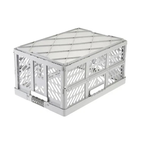 keeper - Cassa pieghevole con maniglie ergonomiche cm 54x37x28 capienza 45 lt.