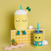 Fuzzie Pip - Borraccia termica da 360 ml con rivestimento in peluche