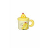 Brandani TAZZA L'ALLEGRA COMITIVA NEW BONE CHINA C/TAPPO E CANNUCCIA SILICONE pulcino