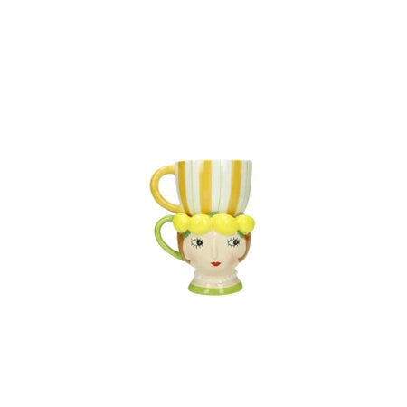 Brandani TAZZA DOUBLE LADY LIMONE DOLOMITE
