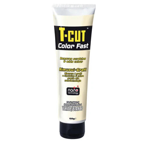 RIMUOVI GRAFFI TUBO 150GR CON CERA BIANCA T-CUT COLOR FAST