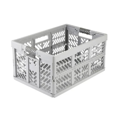 keeper - Cassa pieghevole con maniglie ergonomiche cm 54x37x28 capienza 45 lt.
