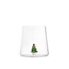 Bicchiere in vetro borosilicato 48 cl con decoro Albero di NataleH&H