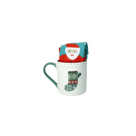 MUG CALZA NEW BONE CHINA C/CALZINI COTONE