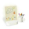 Brandani Lavagna led rettangolare con usb - 13 x 5,5 x h 16,5 cm