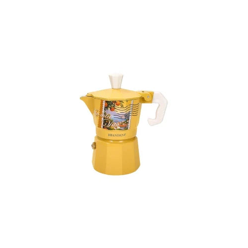 Brandani CAFFETTIERA LA DOLCE VITA OCRA 1 TAZZA ALLUMINIO