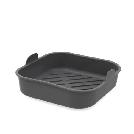 H&H - Contenitore in silicone per friggitrice ad aria quadrato cm 20