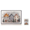 Set due tovagliette In sughero decoro case 43x28 cmH&H