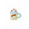 Brandani TAZZA L'ALLEGRA COMITIVA NEW BONE CHINA C/TAPPO E CANNUCCIA SILICONE cane