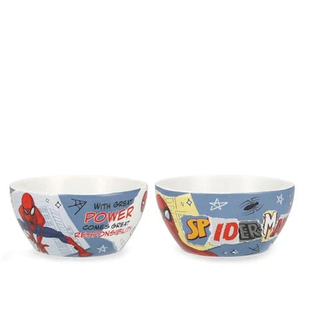 Home in rombo - Bolo spiderman hero disney in new bone china decorata cc 590 blu
