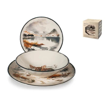 Servizio 12 pezzi tavola silent snowH&H