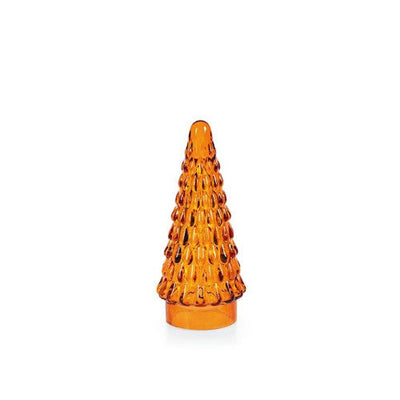 Albero natale arancione in vetro soffiato a mano H&H