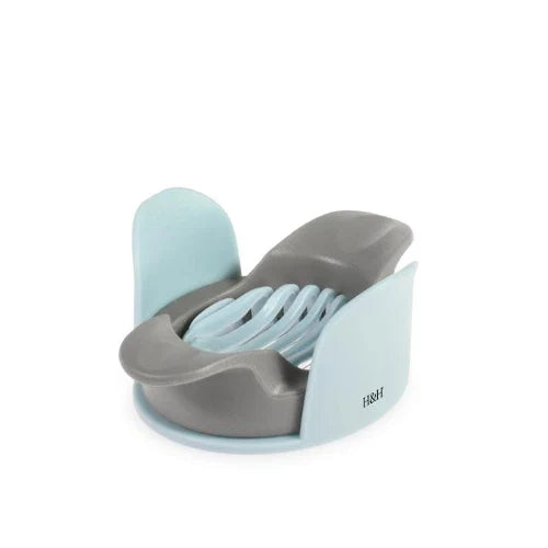 Taglia uova in polipropilene e lama in acciaio inox colore grigio e azzurroH&H