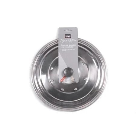 Home in rombo - Coperchio in acciaio inox antiappannamento Home, colore grigio, 29 cm.