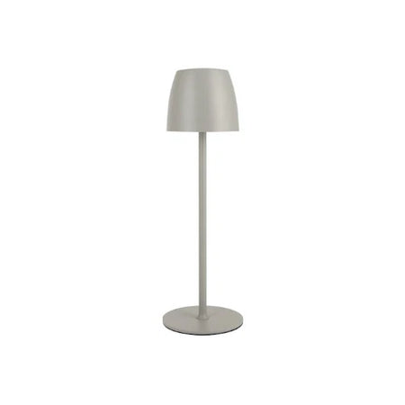 H&H - Lampada eureka da tavolo in metallo grigio cm 38
