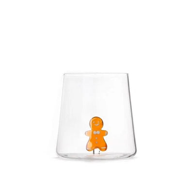 Bicchiere in vetro borosilicato 48 cl con decoro Gingerbread ManH&H