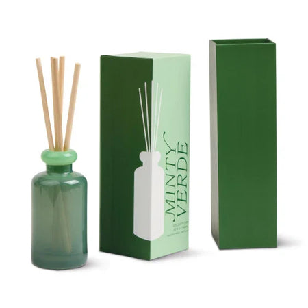 Diffusore in vetro impilabile da 94 ml (3,2 fl oz) nei colori verde scuro e verde brillante - Verde menta