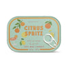 Candela in latta stampata arancione Bistro da 127 g (4,5 oz) - Spritz agli agrumi all'arancia