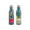 Bottiglia termica stitch xmas blu  lt 0,5. H&H