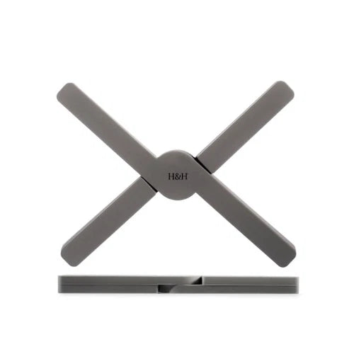 Sottopentola regolabile in silicone colore grigio scuroH&H